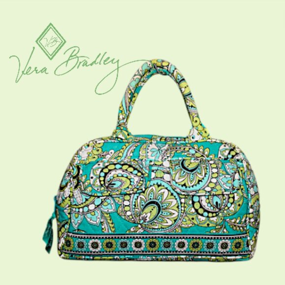 Vera Bradley Lola Quilted Bowler Satchel - Picture 1 of 16